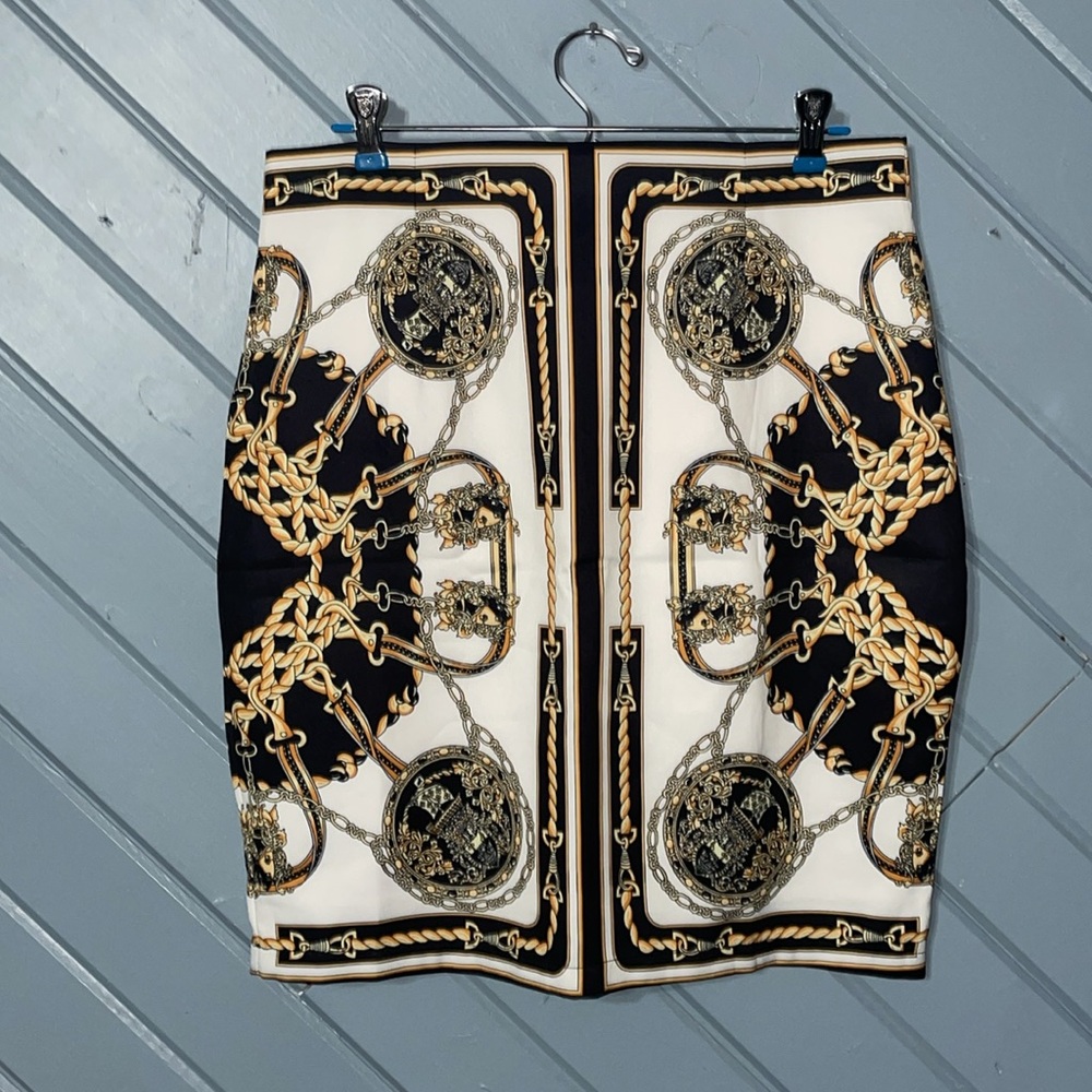 The Wooden Door Wardrobe mini scarf style skirt